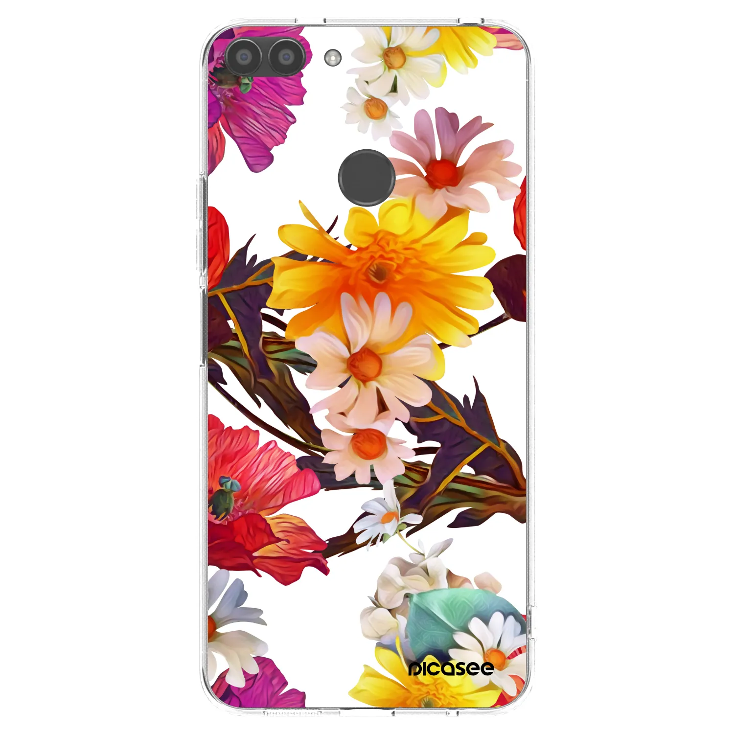 Picasee silikonski prozorni ovitek za Huawei P Smart - Meadow