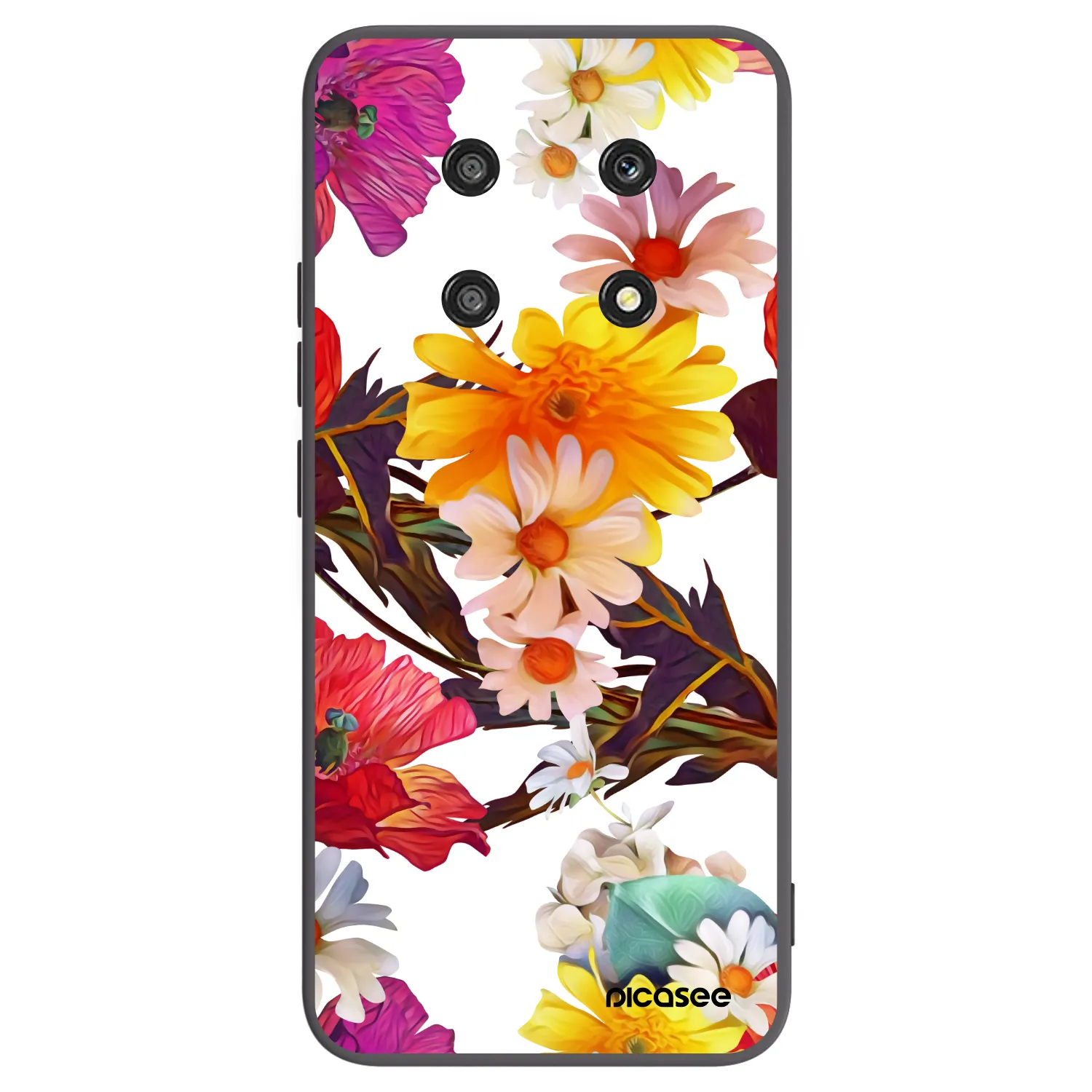 Picasee silikonski črni ovitek za Honor Magic4 Lite 5G - Meadow