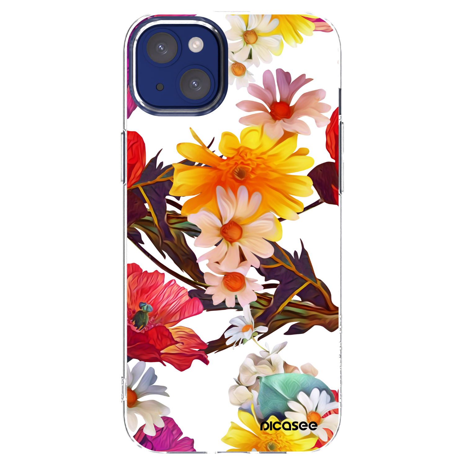 Picasee silikonski prozorni ovitek za Apple iPhone 14 Plus - Meadow