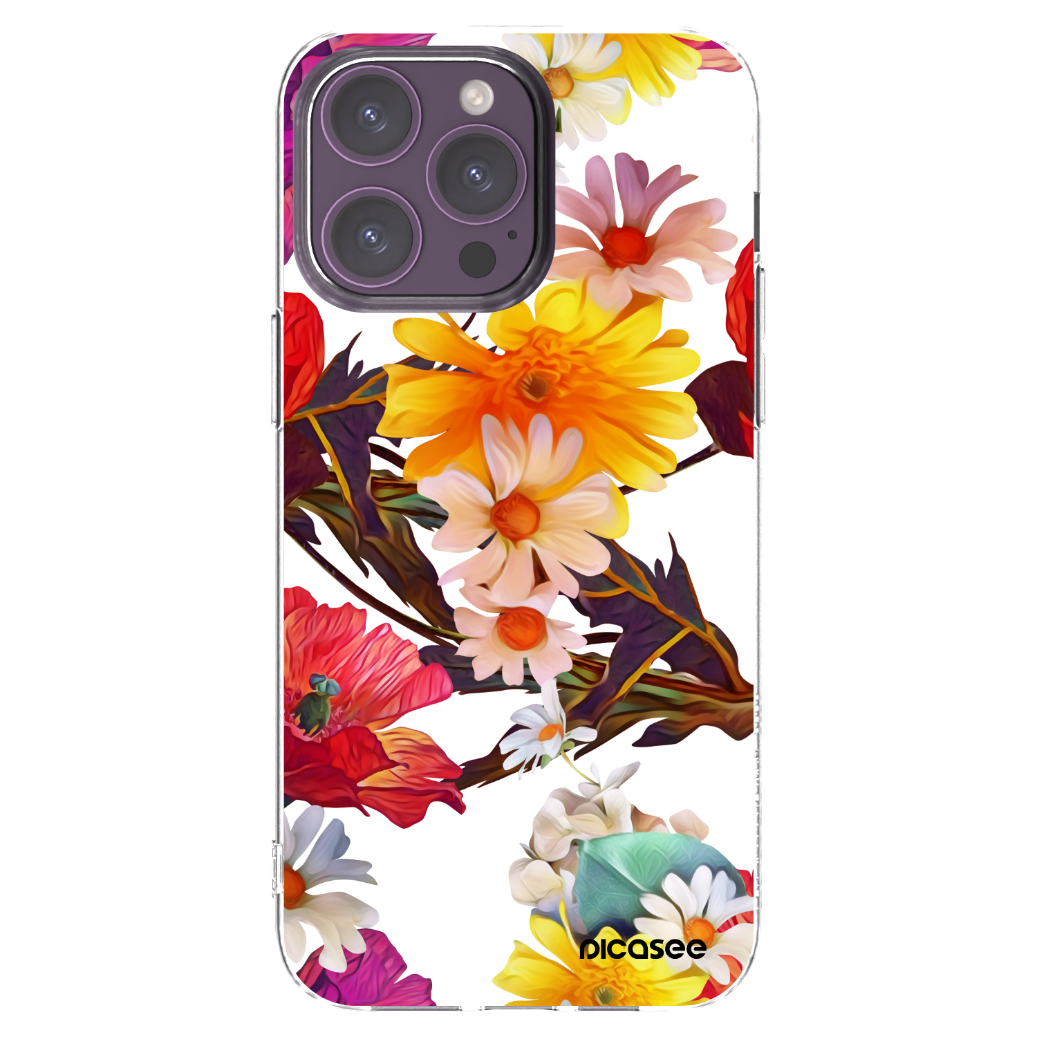 Picasee silikonski prozorni ovitek za Apple iPhone 14 Pro Max - Meadow