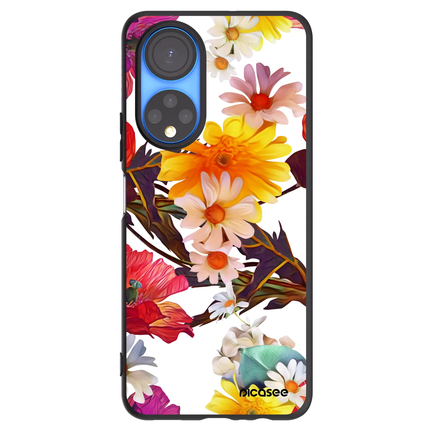 Picasee silikonski črni ovitek za Honor X7 - Meadow