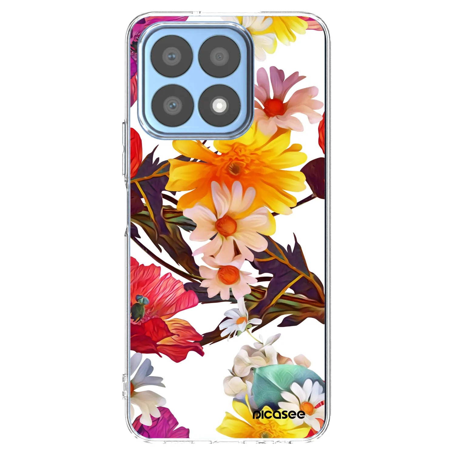 Picasee silikonski prozorni ovitek za Honor X8a - Meadow