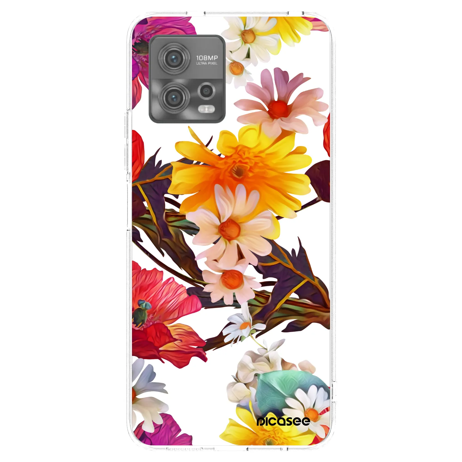 Picasee silikonski prozorni ovitek za Motorola Moto G72 - Meadow