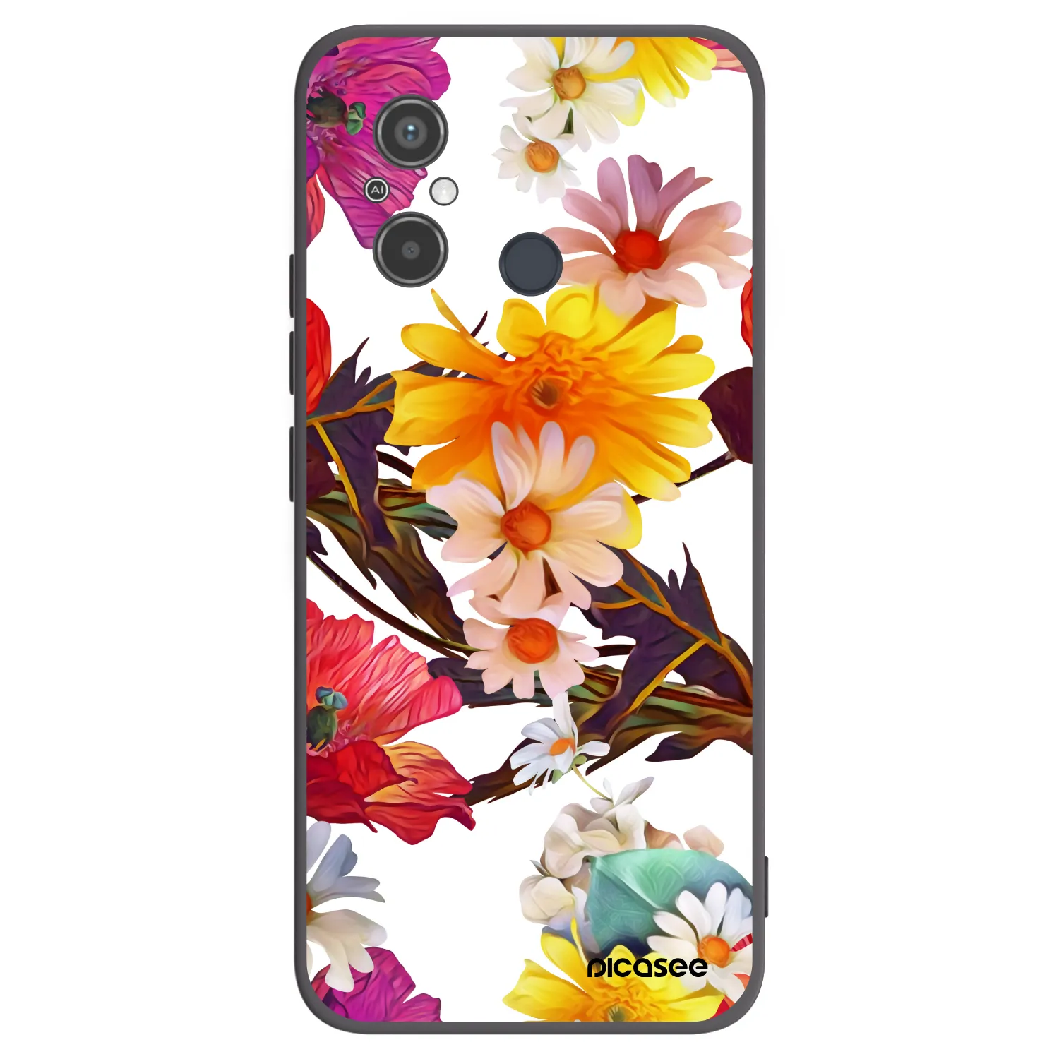Picasee silikonski črni ovitek za Xiaomi Redmi 12C - Meadow