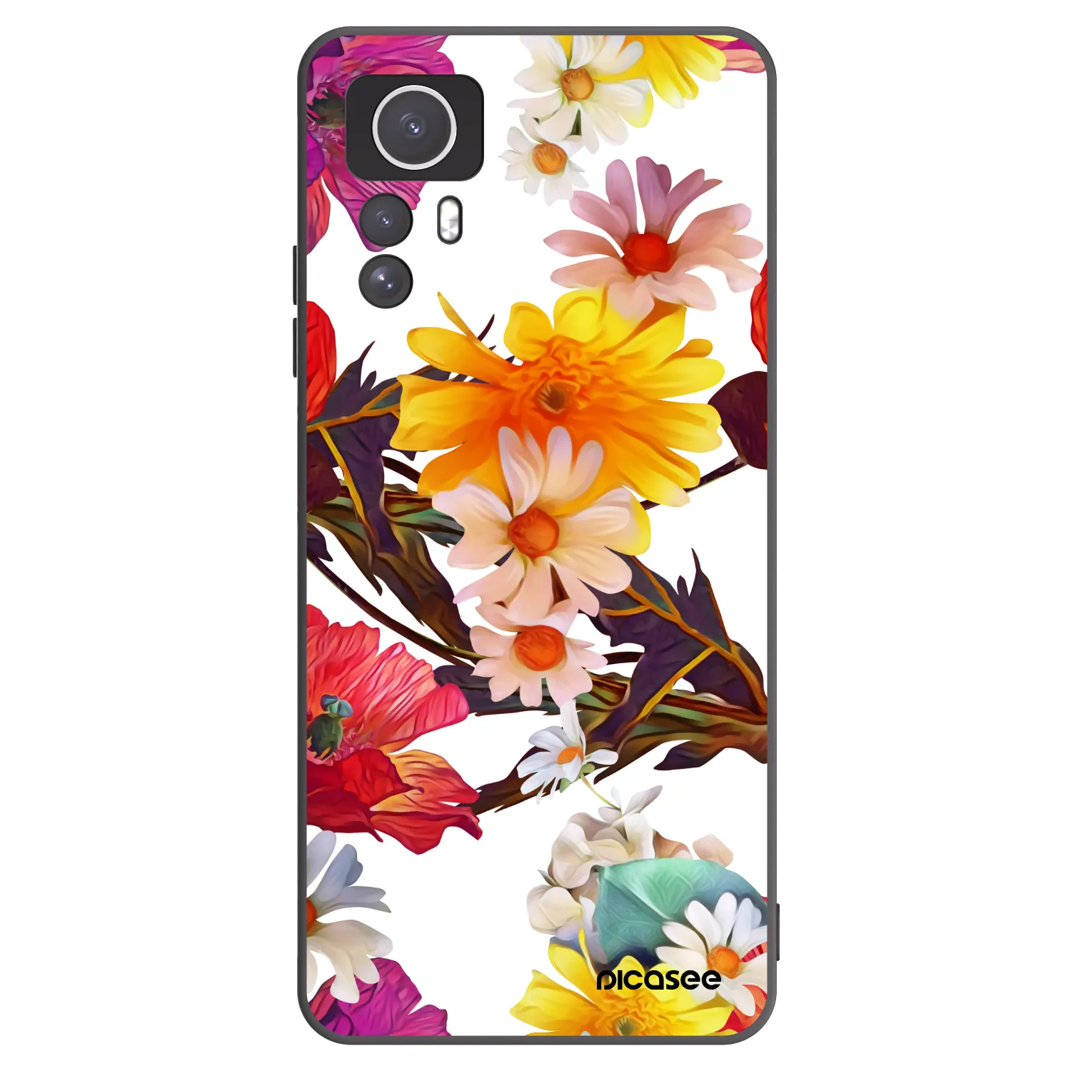 Picasee silikonski črni ovitek za Xiaomi Redmi Note 12S - Meadow