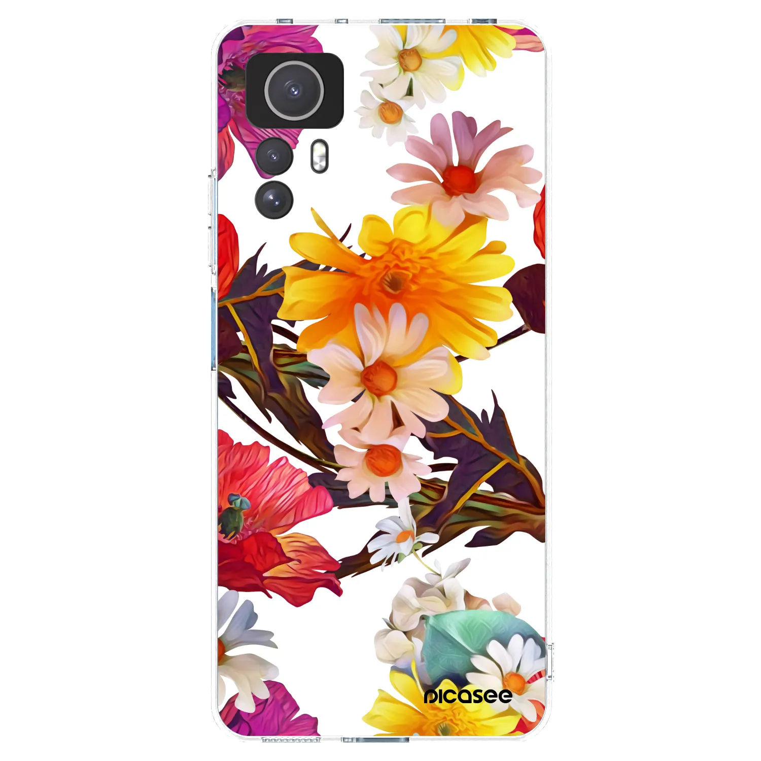 Picasee silikonski prozorni ovitek za Xiaomi Redmi Note 12S - Meadow