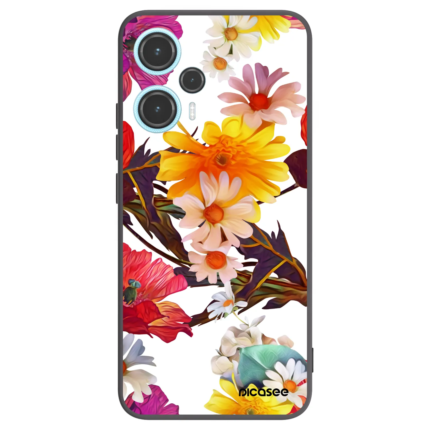 Picasee silikonski črni ovitek za Xiaomi Poco F5 - Meadow