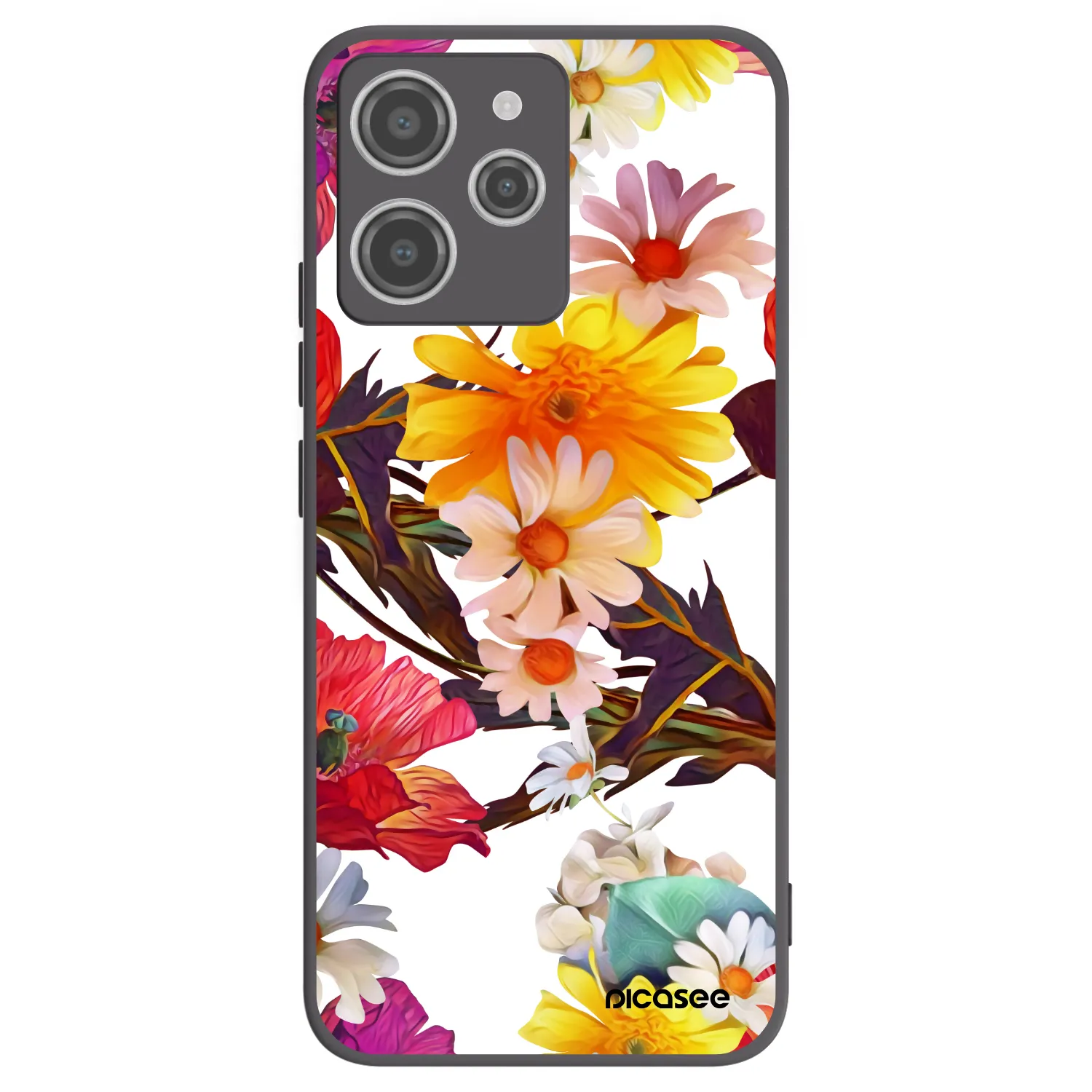 Picasee silikonski črni ovitek za Xiaomi Redmi 12 4G - Meadow
