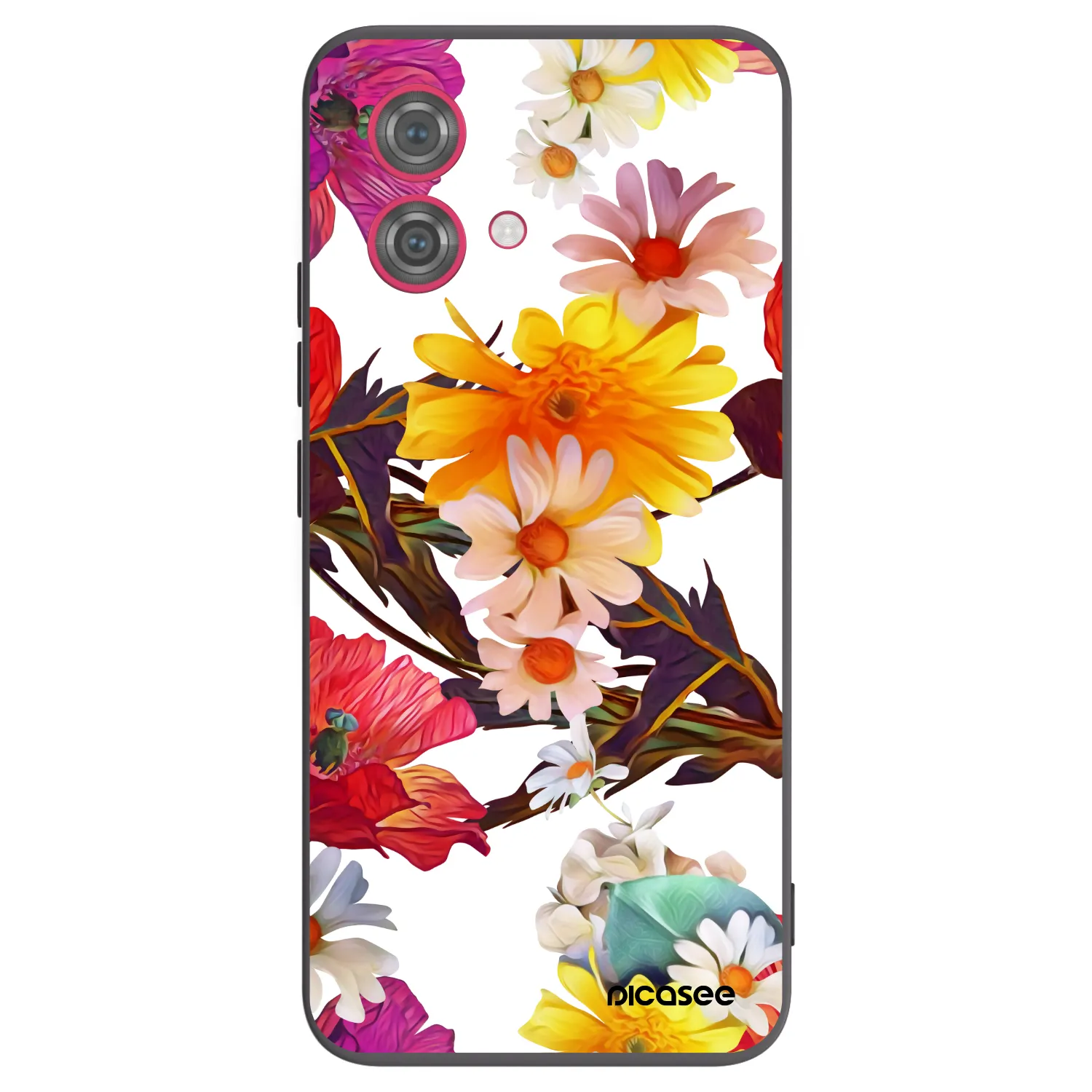 Picasee silikonski črni ovitek za Motorola Moto G84 5G - Meadow