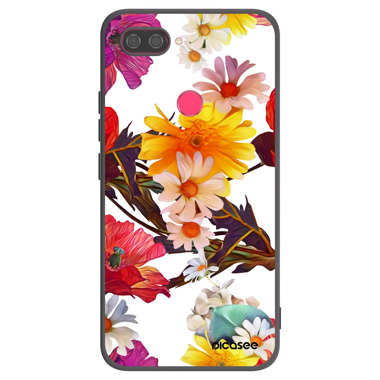 Picasee silikonski črni ovitek za Xiaomi Mi 8 Lite - Meadow