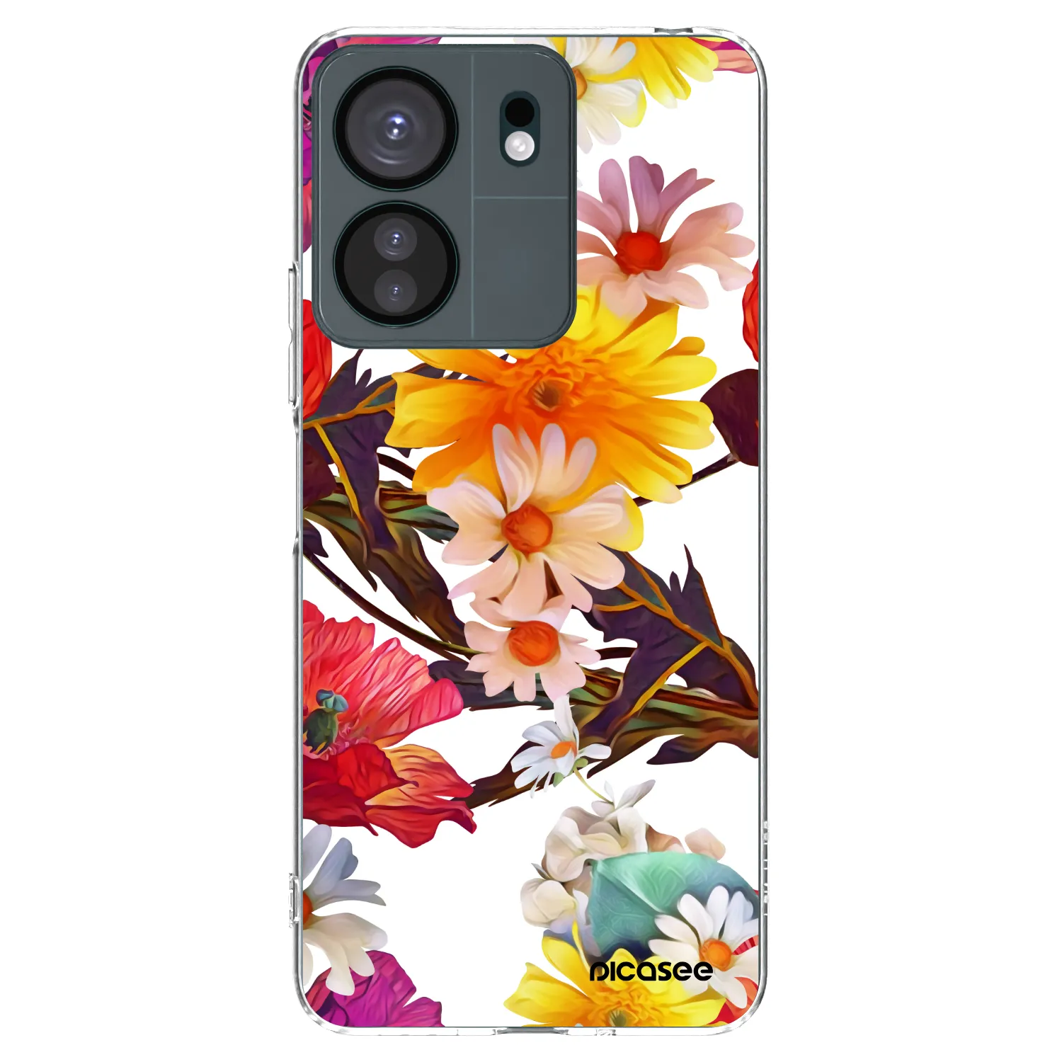 Picasee silikonski prozorni ovitek za Xiaomi Redmi 13C 4G - Meadow