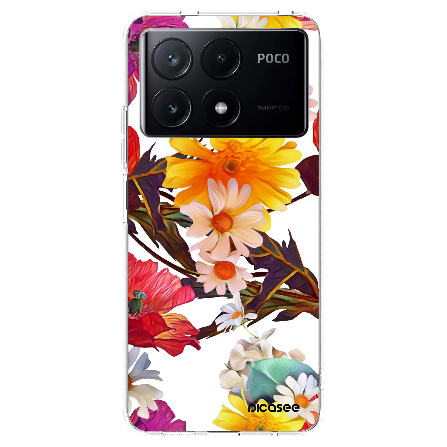 Picasee silikonski prozorni ovitek za Xiaomi Poco X6 Pro - Meadow