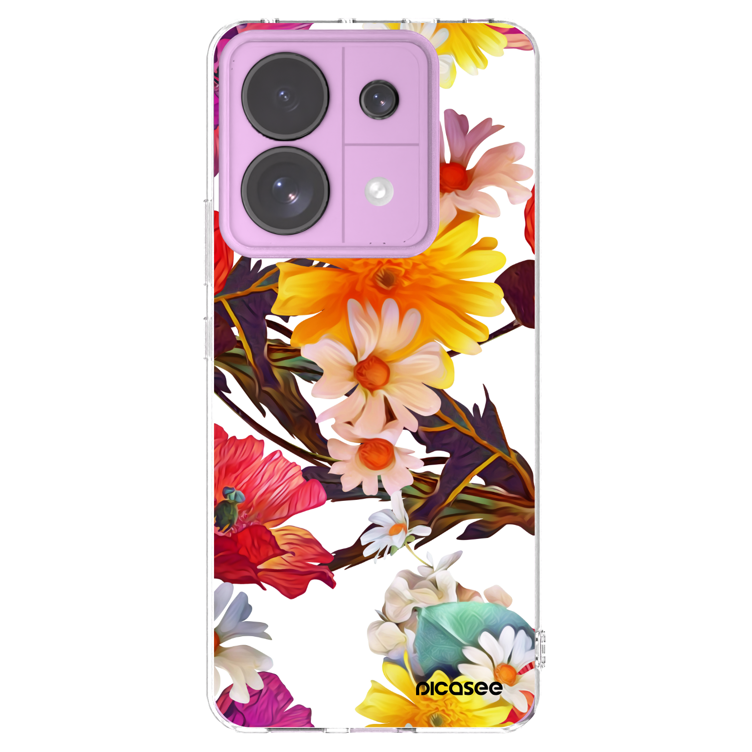 Picasee silikonski prozorni ovitek za Xiaomi Redmi Note 13 Pro 5G - Meadow