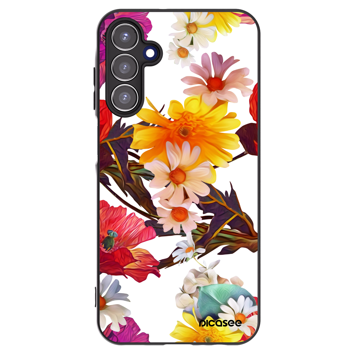 Picasee silikonski črni ovitek za Samsung Galaxy A15 A155F 4G - Meadow