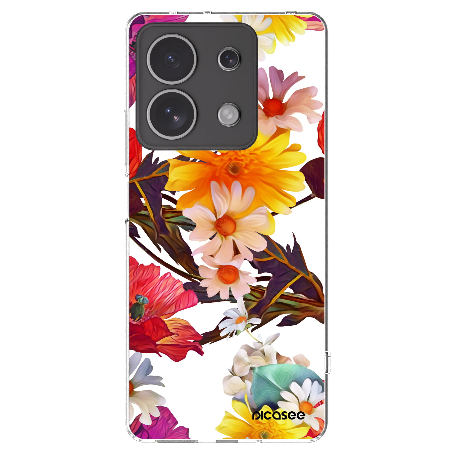 Picasee silikonski prozorni ovitek za Xiaomi Redmi Note 13 4G - Meadow