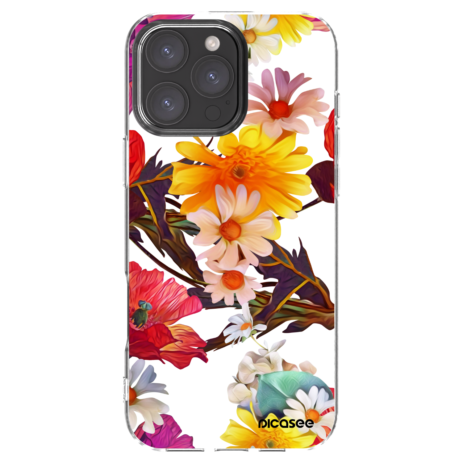 Picasee silikonski prozorni ovitek za Apple iPhone 16 Pro Max - Meadow
