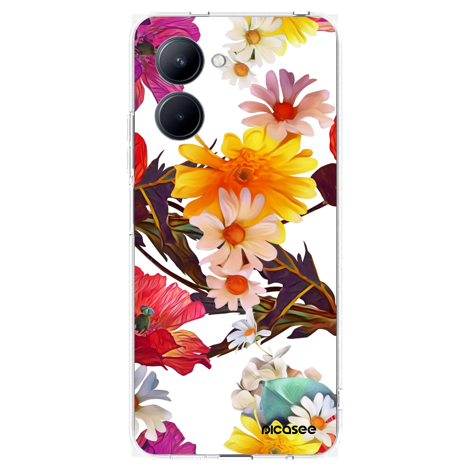 Picasee silikonski prozorni ovitek za Realme C33 (2023) - Meadow