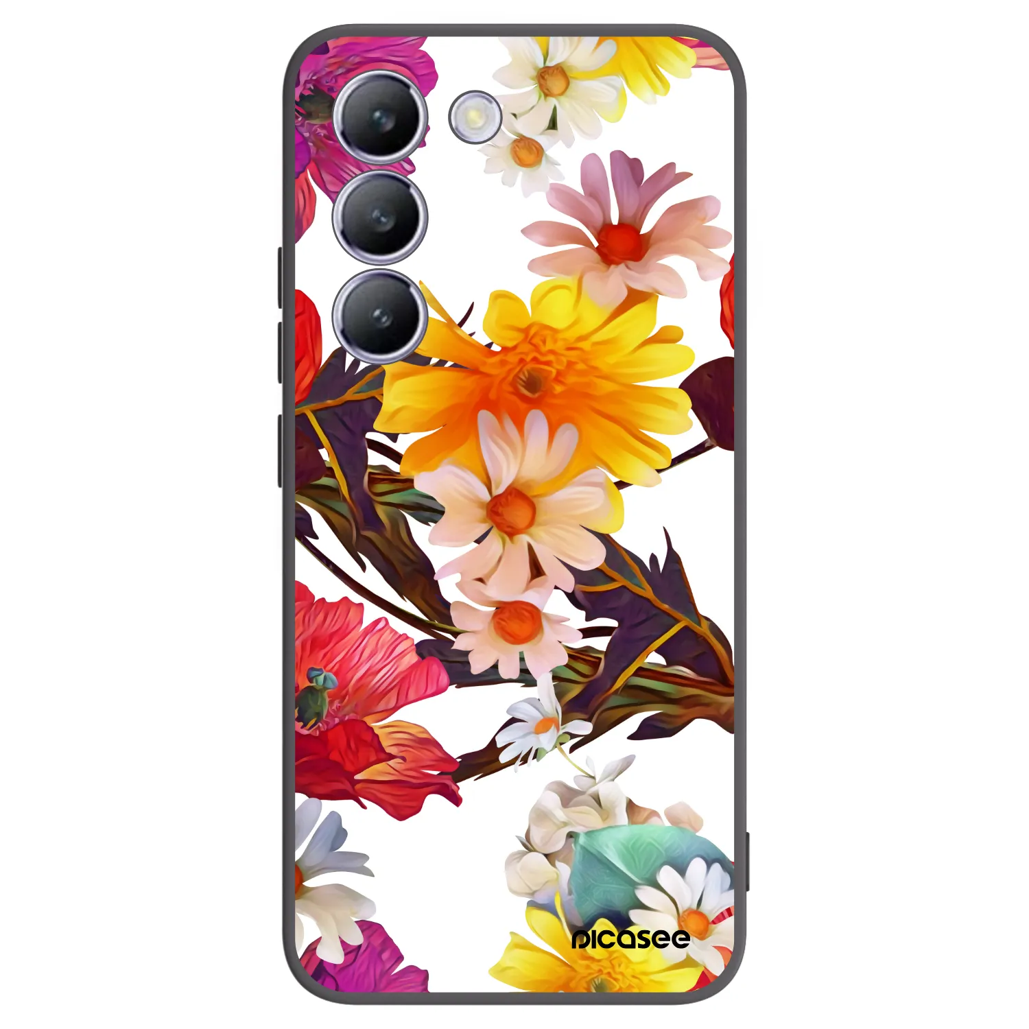 Picasee silikonski črni ovitek za Vivo V40 SE 5G - Meadow