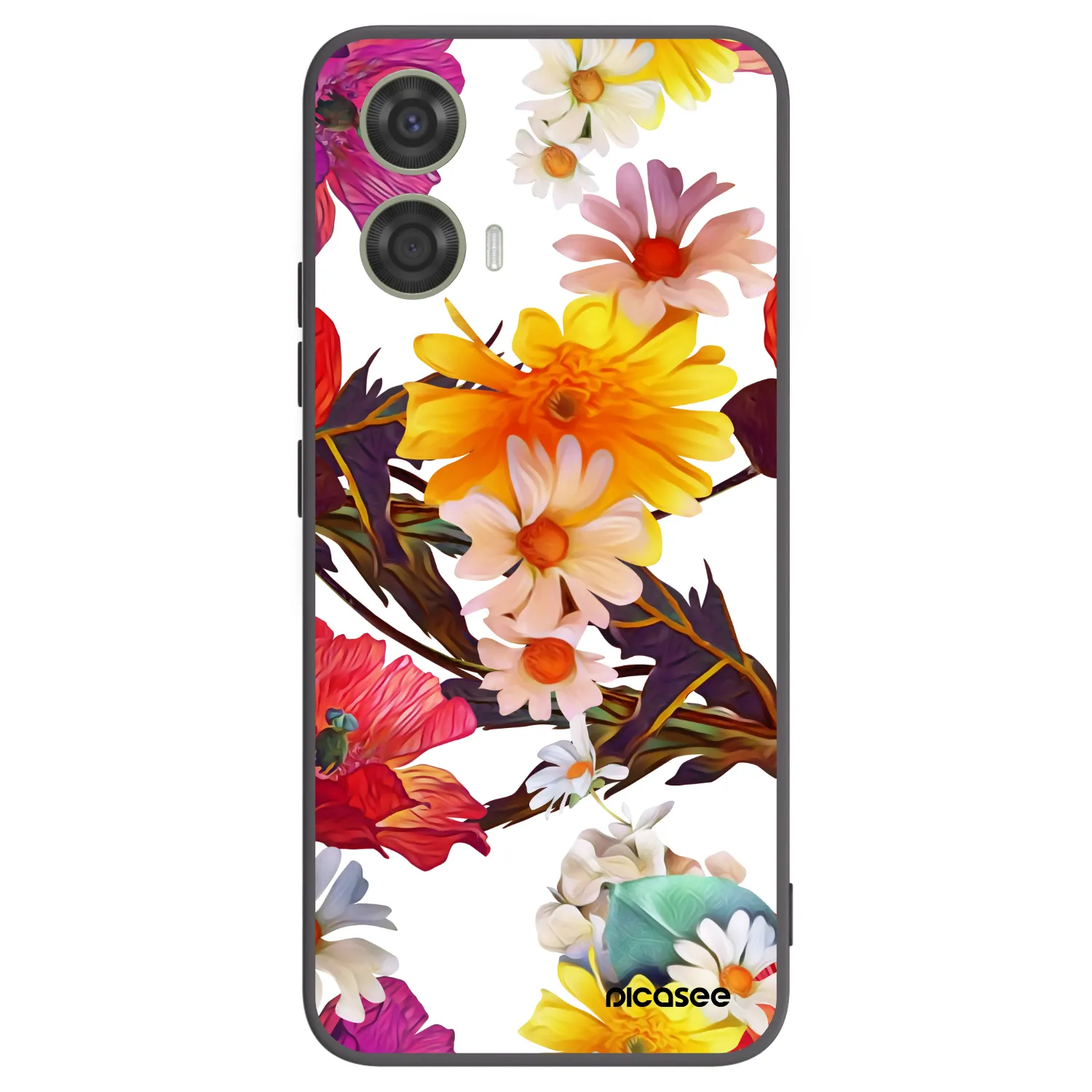 Picasee silikonski črni ovitek za Motorola Moto G24 - Meadow