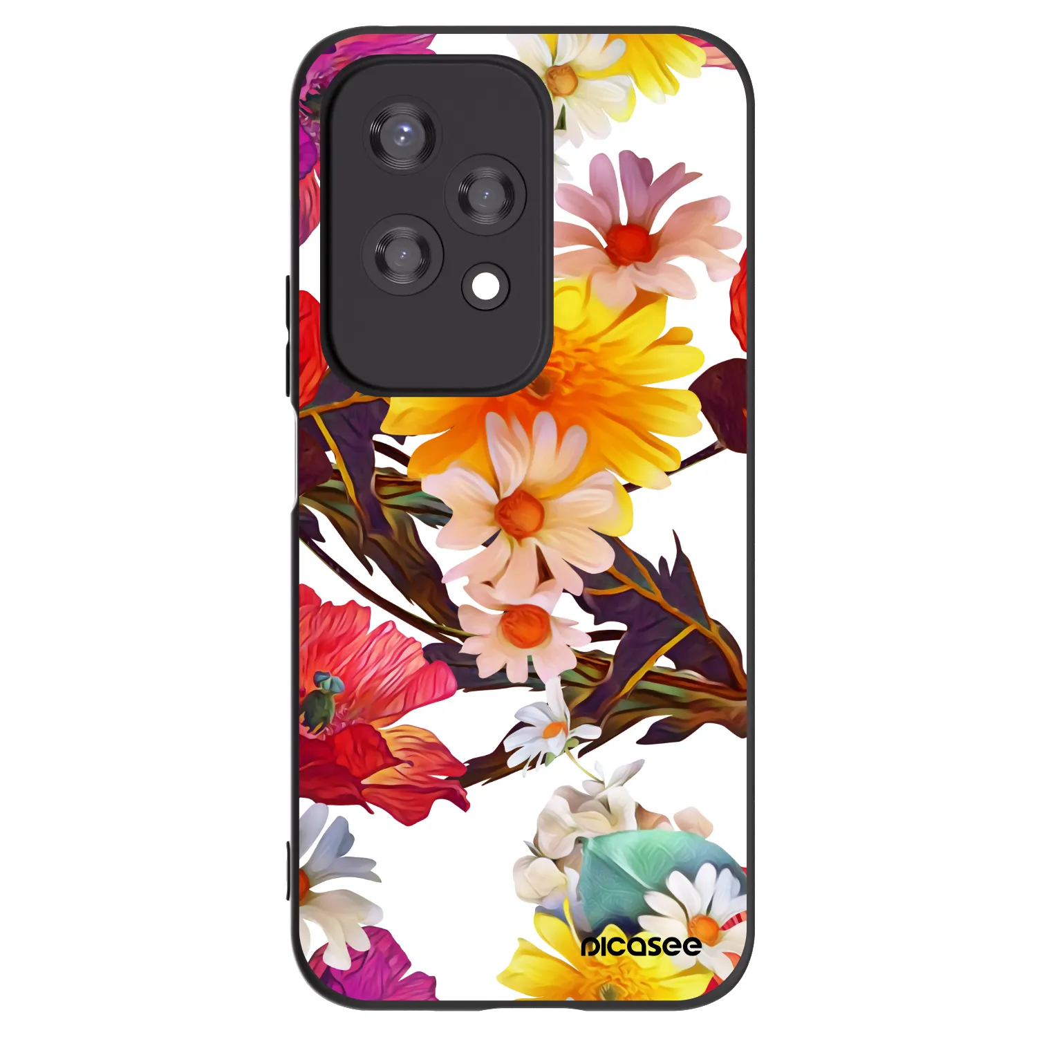 Picasee silikonski črni ovitek za Honor 200 Lite - Meadow