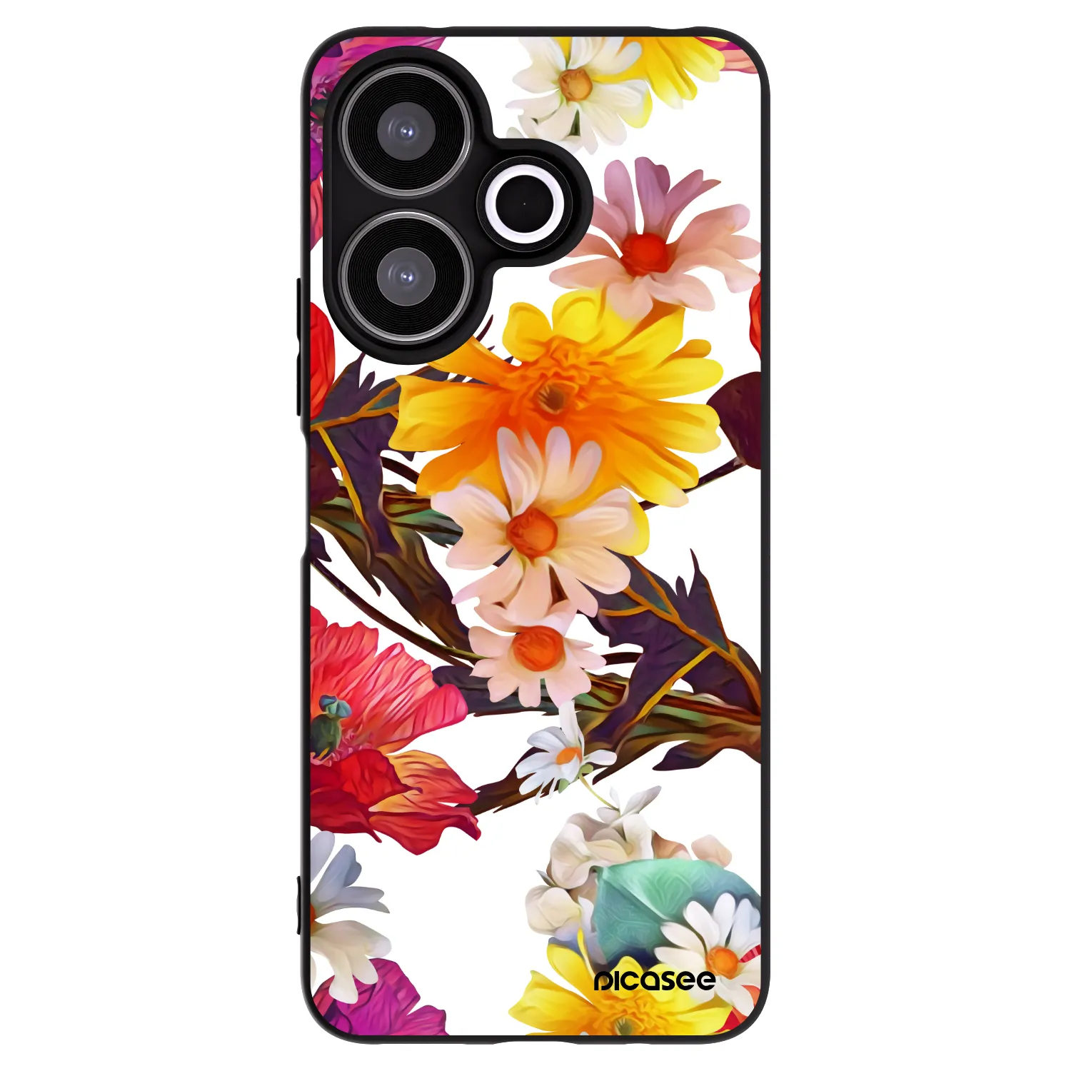 Picasee silikonski črni ovitek za Xiaomi Redmi 13 4G - Meadow