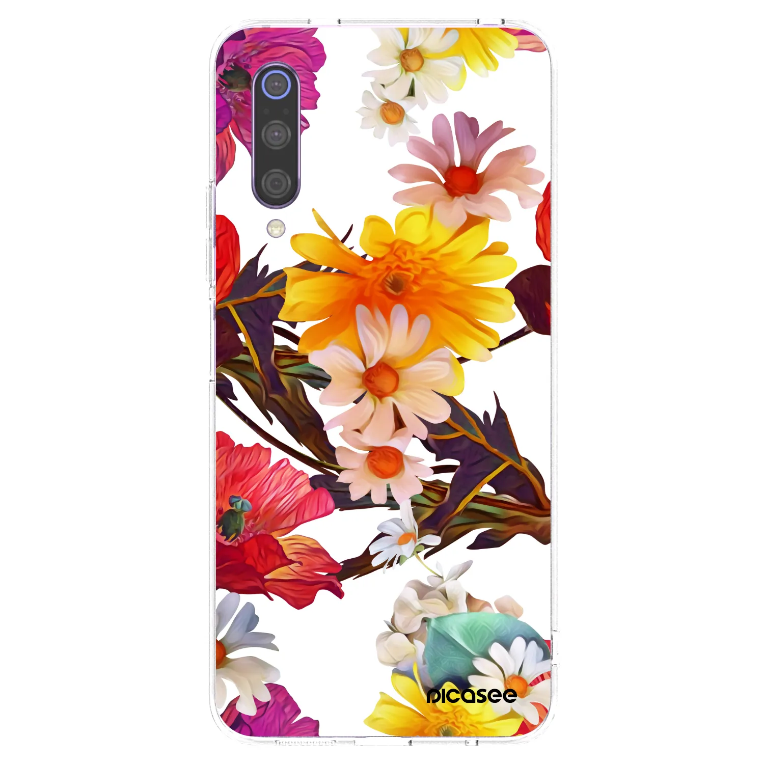 Picasee silikonski prozorni ovitek za Xiaomi Mi 9 - Meadow