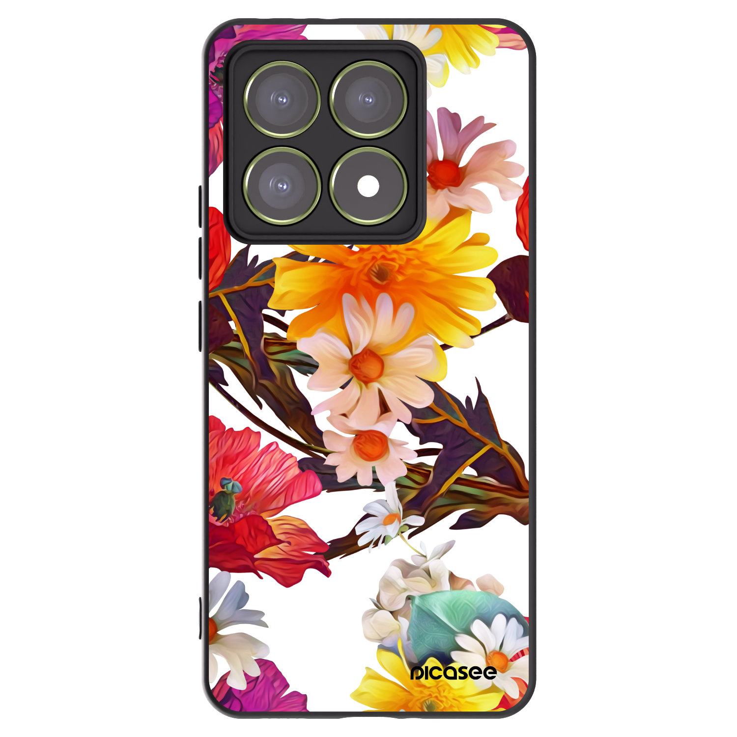 Picasee silikonski črni ovitek za Xiaomi 14T - Meadow