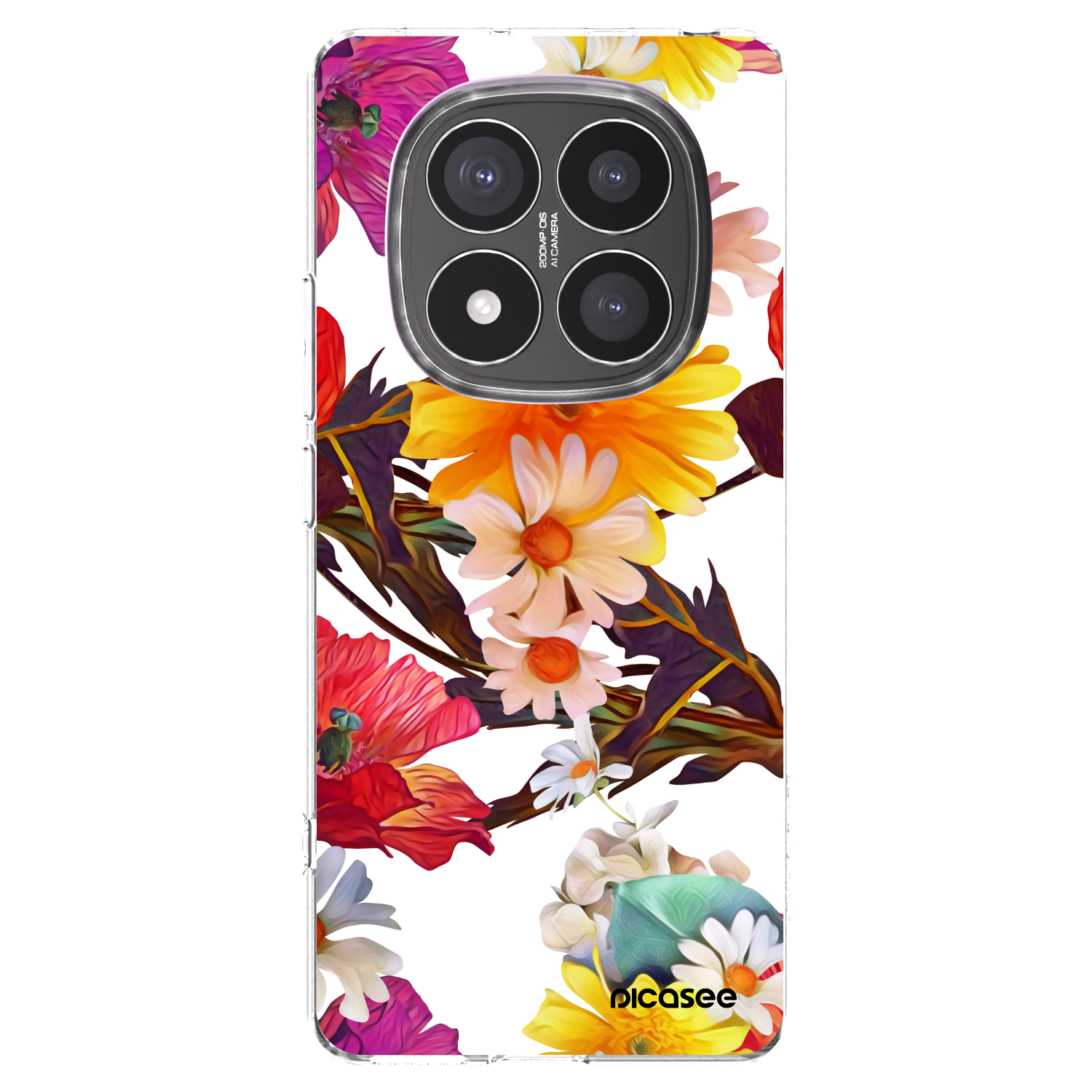 Picasee silikonski prozorni ovitek za Xiaomi Redmi Note 14 Pro+ 5G - Meadow