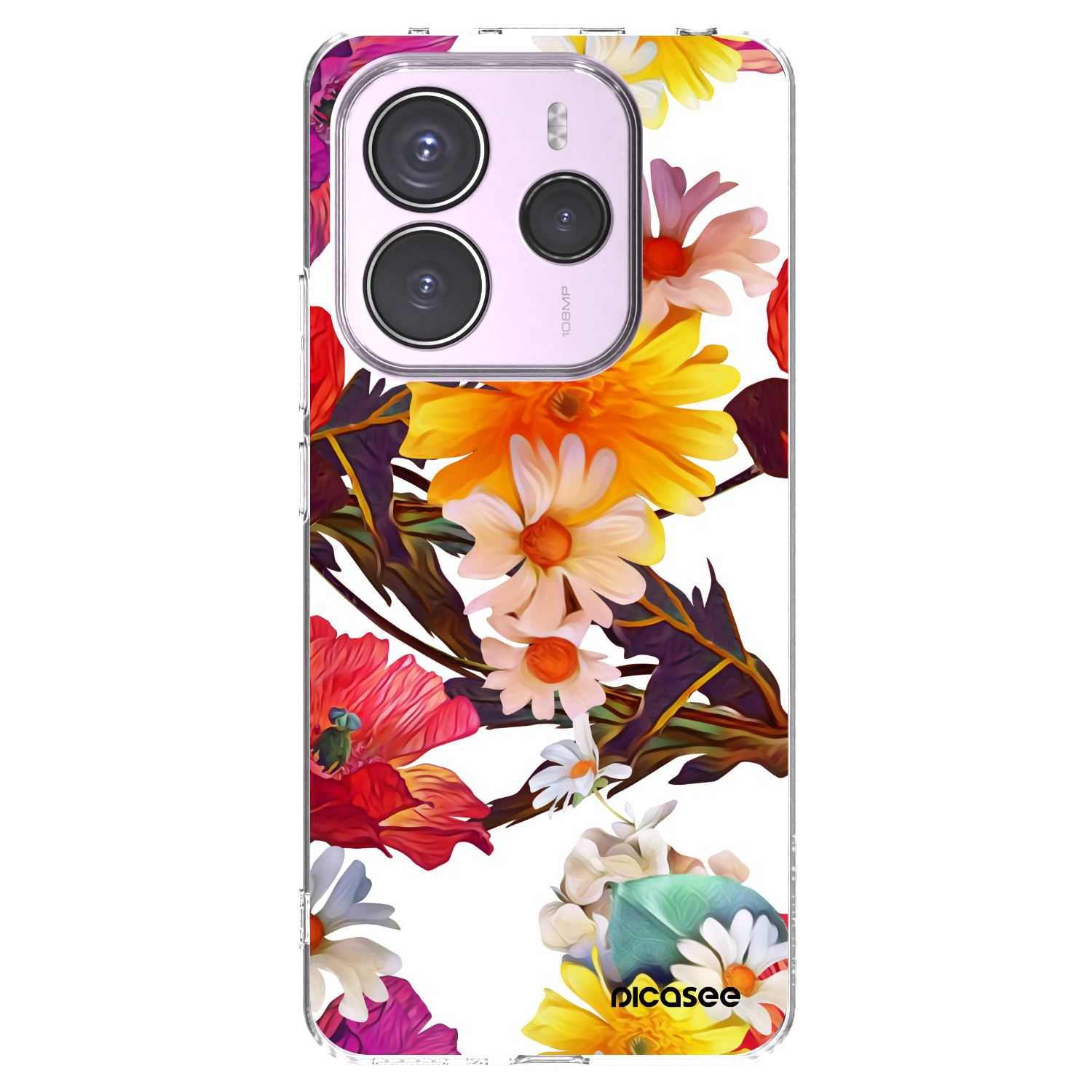 Picasee silikonski prozorni ovitek za Xiaomi Redmi Note 14 5G - Meadow