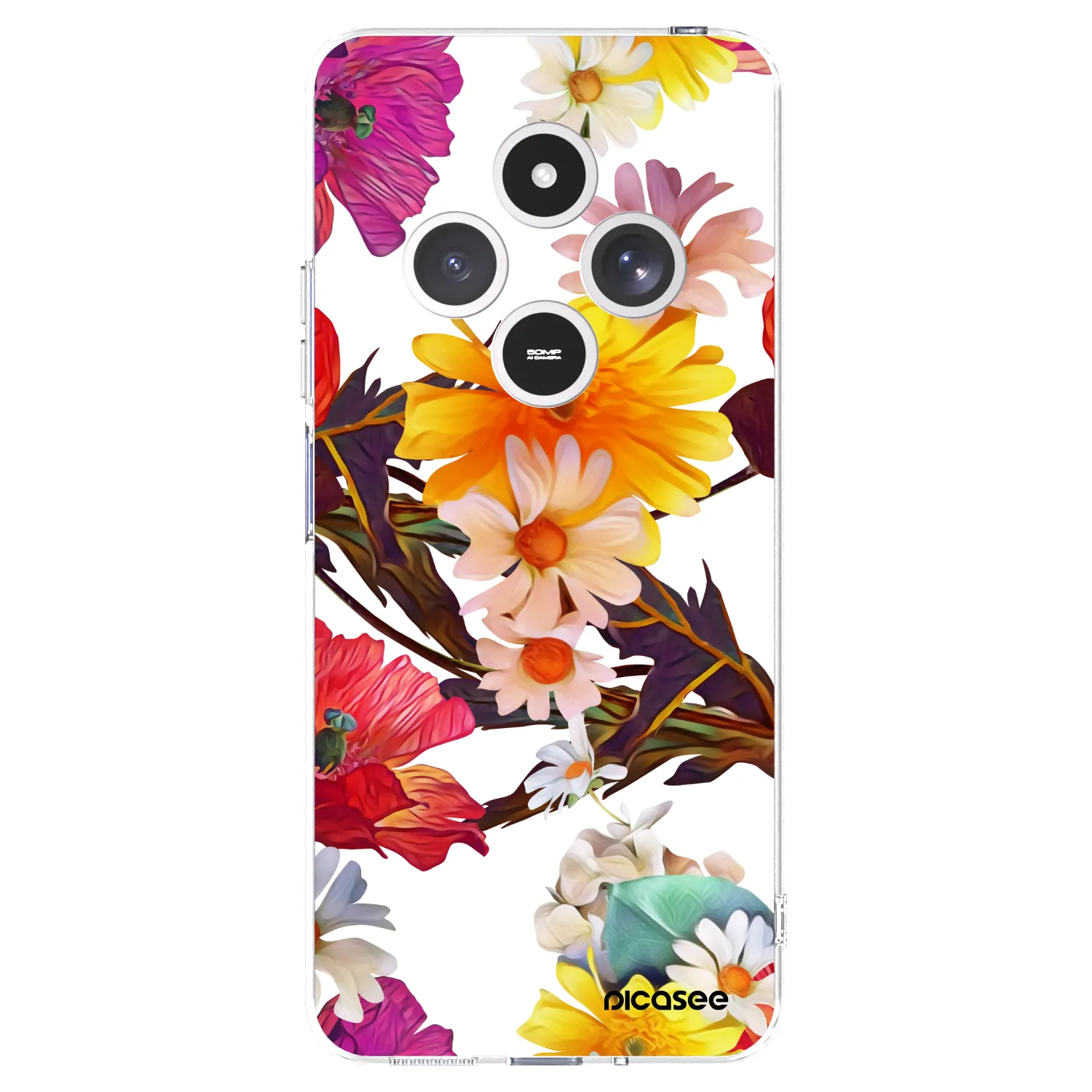 Picasee silikonski prozorni ovitek za Xiaomi Redmi 14C - Meadow