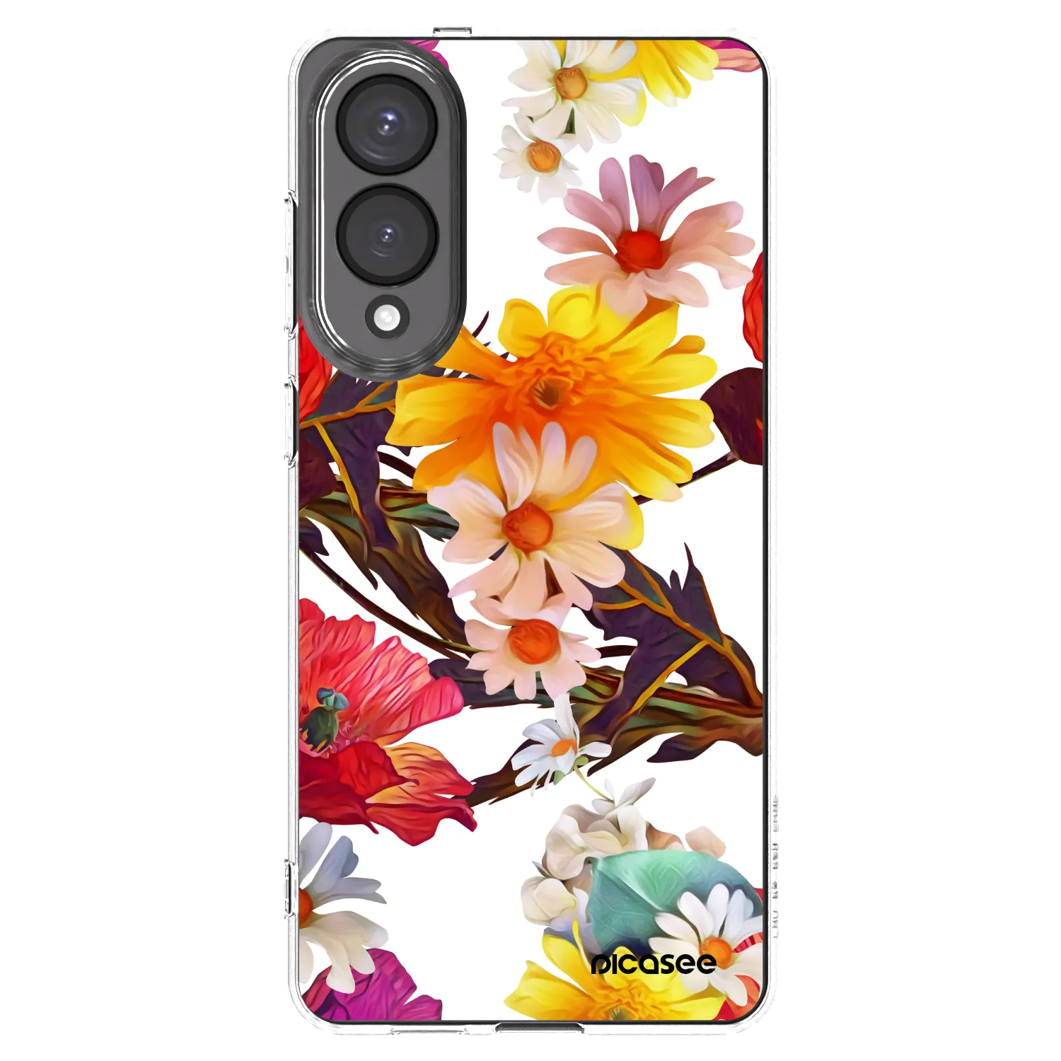 Picasee silikonski prozorni ovitek za Samsung Galaxy S25 Edge 5G - Meadow