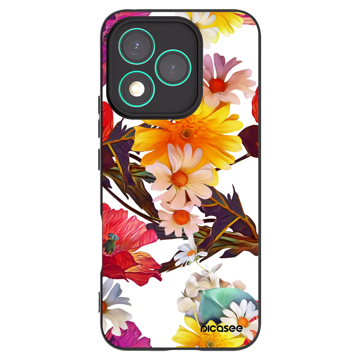 Picasee silikonski črni ovitek za Honor 400 Lite 5G - Meadow