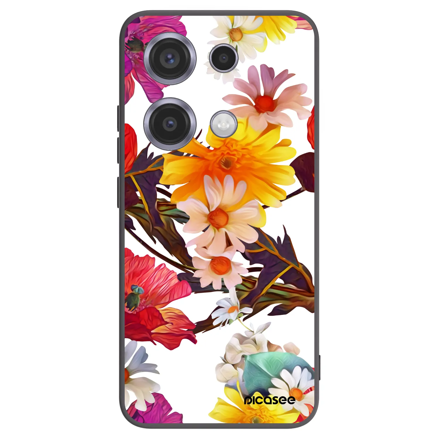 Picasee silikonski črni ovitek za Xiaomi Redmi Note 14S - Meadow