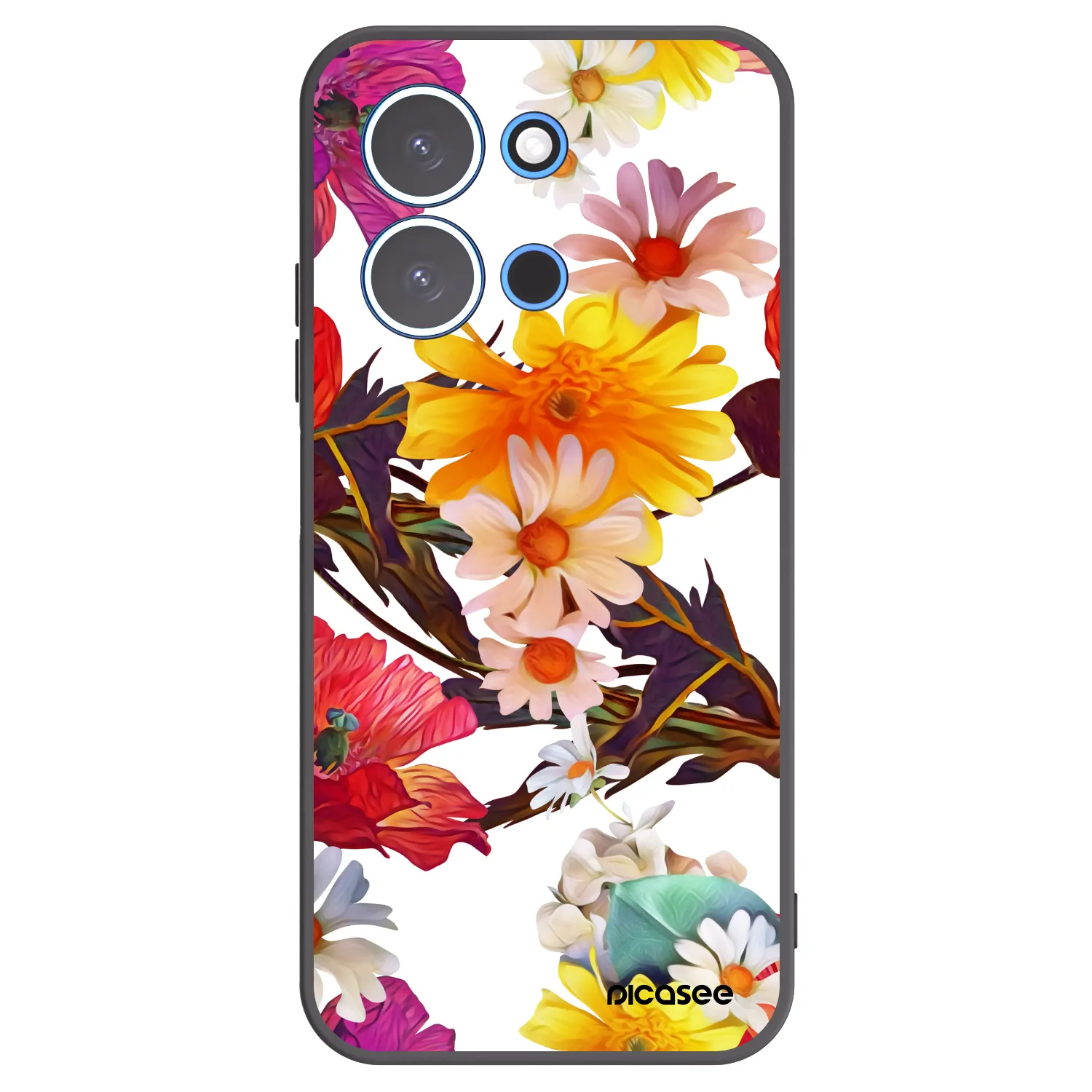 Picasee silikonski črni ovitek za Xiaomi Redmi 15C 4G - Meadow
