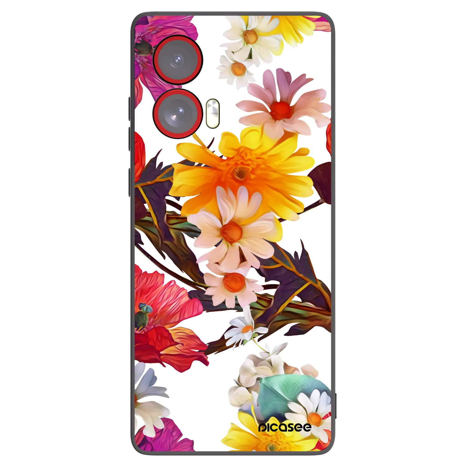 Picasee silikonski črni ovitek za Motorola Edge 50 Fusion - Meadow