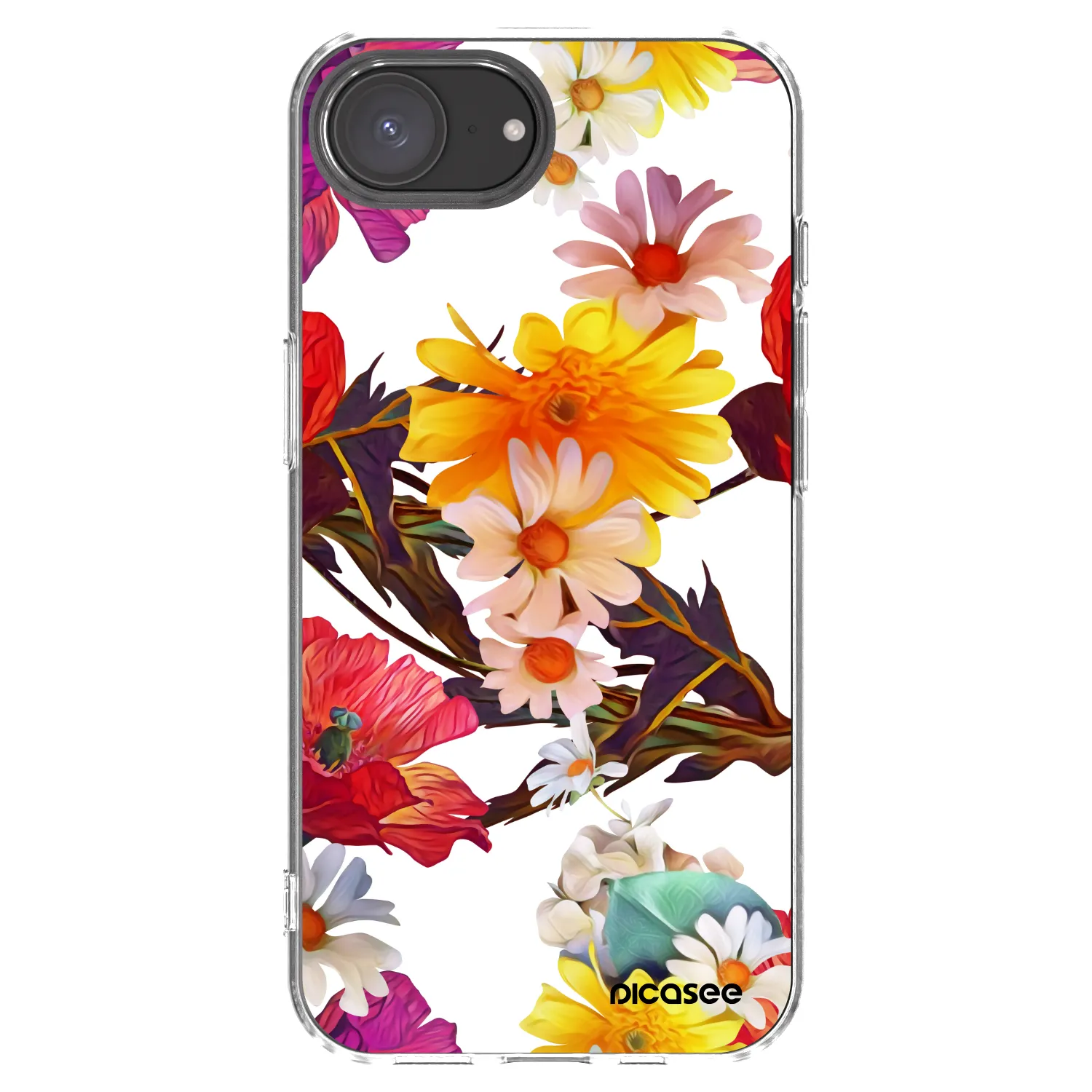 Picasee silikonski prozorni ovitek za Apple iPhone 17e - Meadow
