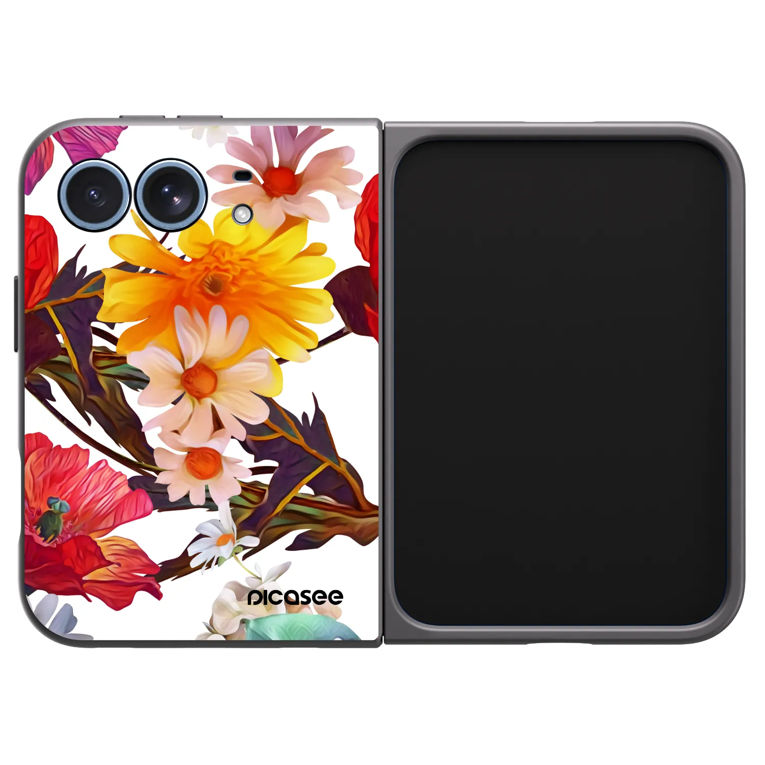 Picasee silikonski črni ovitek za Apple iPhone Duo - Meadow