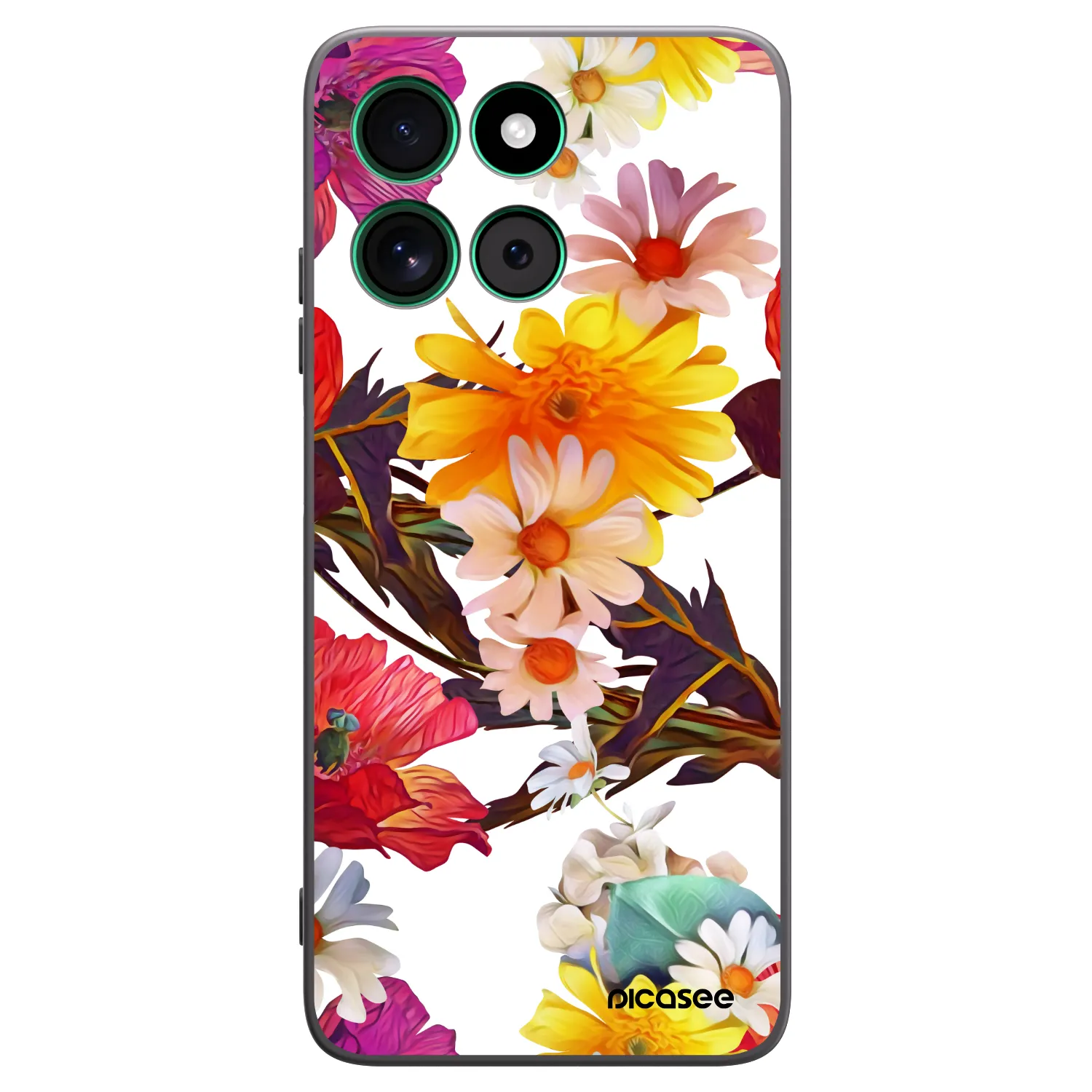 Picasee silikonski črni ovitek za Motorola Moto G57 Power - Meadow