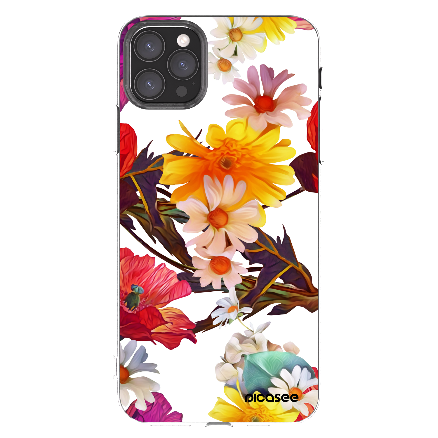 Picasee silikonski prozorni ovitek za Apple iPhone 11 Pro Max - Meadow