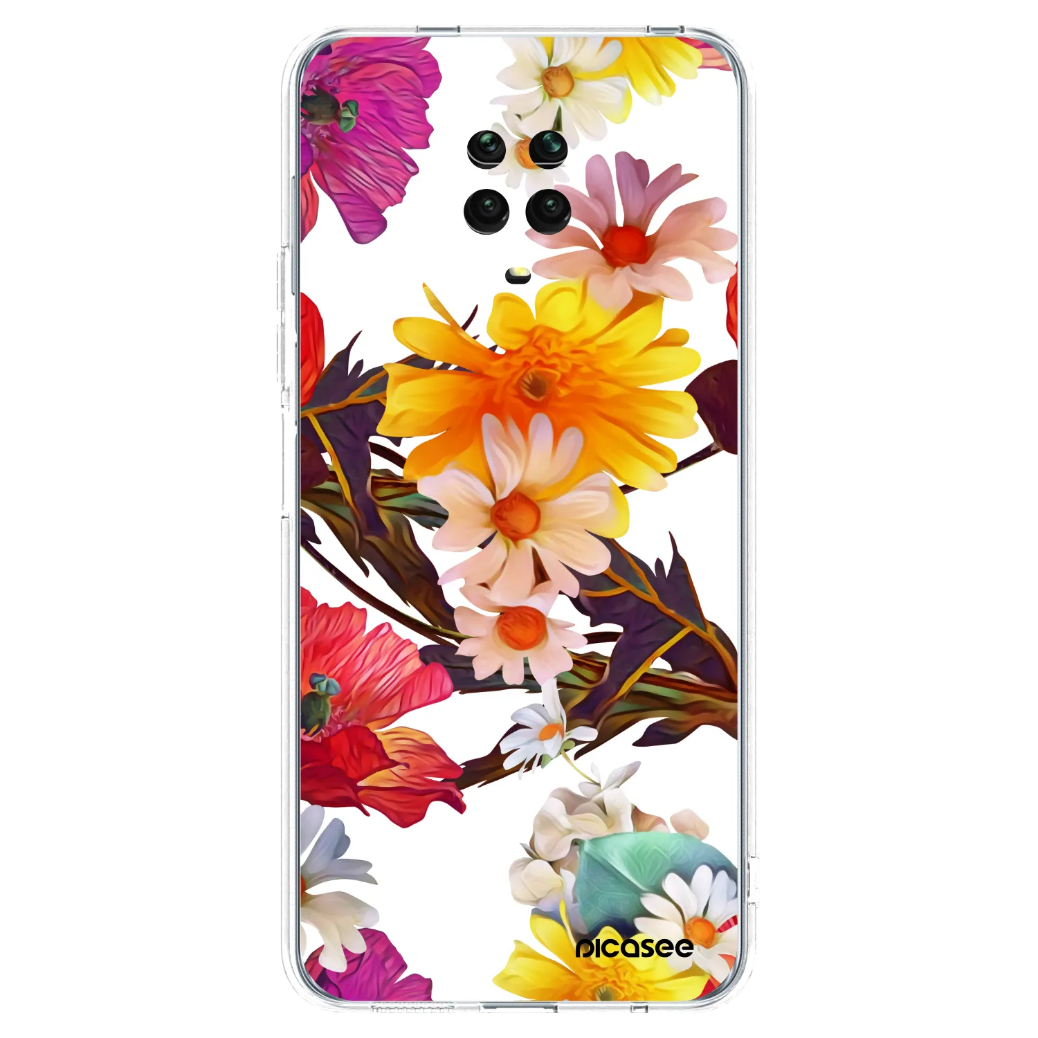 Picasee silikonski prozorni ovitek za Xiaomi Redmi Note 9 Pro - Meadow