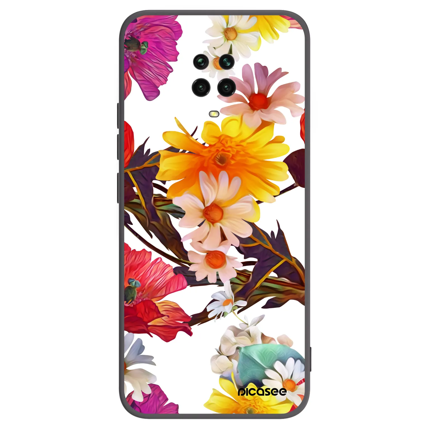 Picasee silikonski črni ovitek za Xiaomi Redmi Note 9 Pro - Meadow
