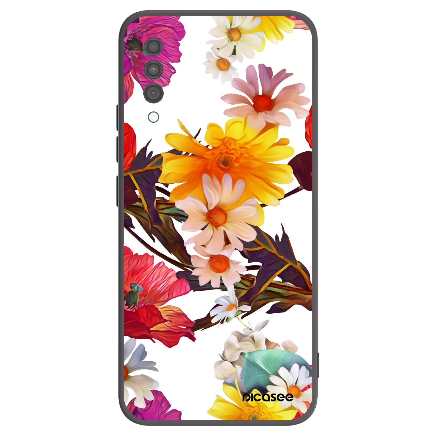 Picasee silikonski črni ovitek za Samsung Galaxy A30s A307F - Meadow
