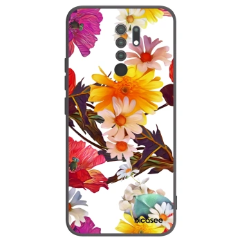Picasee silikonski črni ovitek za Xiaomi Redmi 9 - Meadow