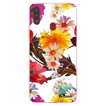 Picasee silikonski prozorni ovitek za Samsung Galaxy A20s - Meadow
