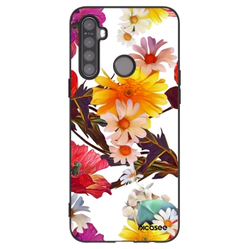 Picasee silikonski črni ovitek za Realme 6i - Meadow