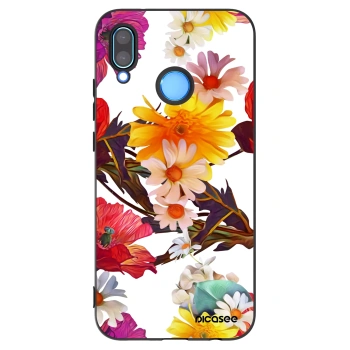 Picasee silikonski črni ovitek za Huawei P20 Lite - Meadow