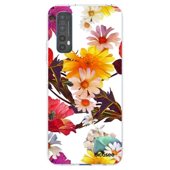 Picasee silikonski prozorni ovitek za Realme 7 - Meadow