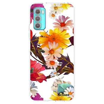 Picasee silikonski prozorni ovitek za Motorola Moto G60 - Meadow