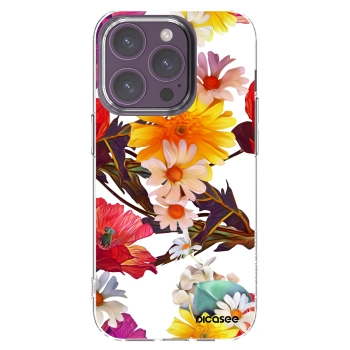 Picasee silikonski prozorni ovitek za Apple iPhone 14 Pro - Meadow