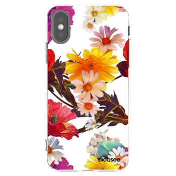Picasee silikonski prozorni ovitek za Apple iPhone X/XS - Meadow
